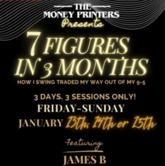 The Money Printers (James B) – 7 Figures In 3 Months – How I Swing Traded My Way Out Of My 9-5