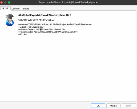 AF - Global Expert MT4 Source Code MQ4